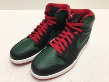 ナイキ 332550-025　AIR JORDAN 1 RETRO HIGH　BLACK/GYM RED-GORGE GREEN-WHITE 買取実績です。