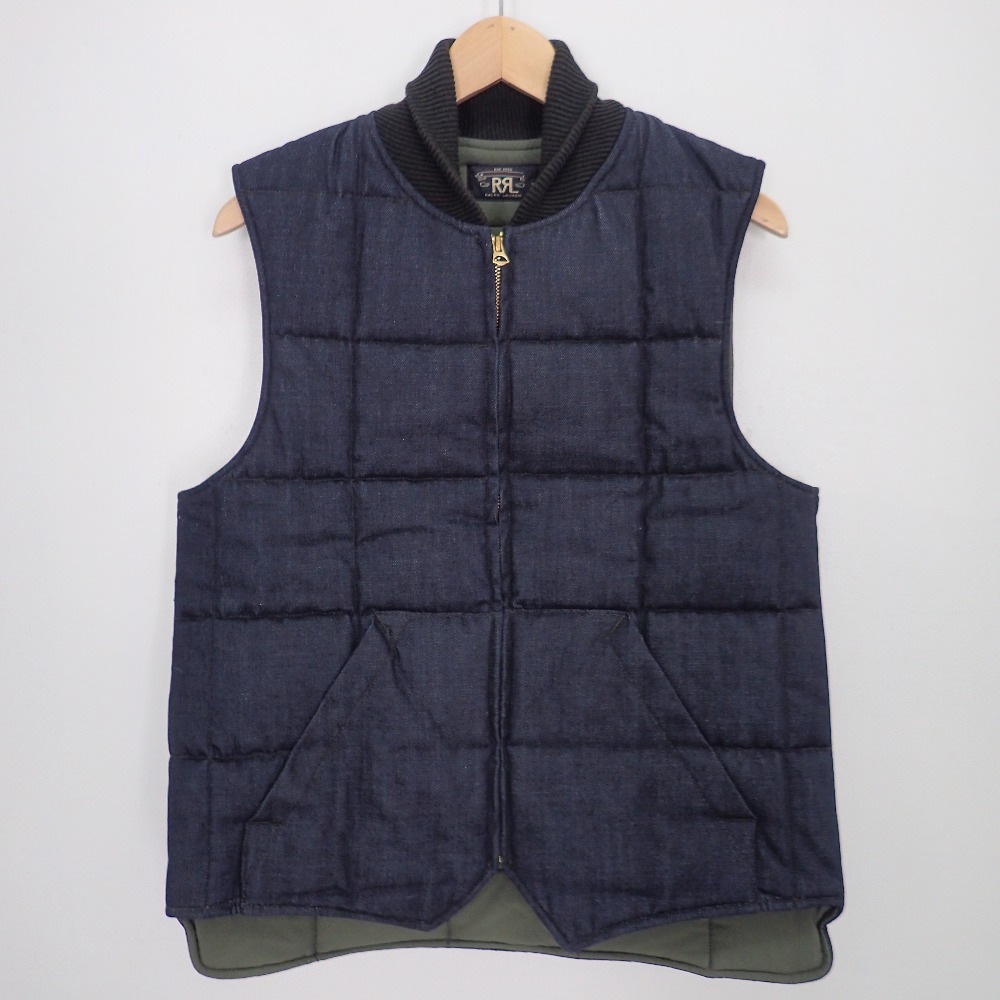 ラルフローレンのダブルアールエル Quilted Denim Vest デニムベストの買取実績です。