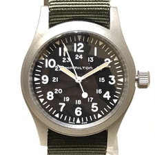 ハミルトン H694290 SS黒文字盤 カーキフィールドメカ 手巻き時計 買取実績です。