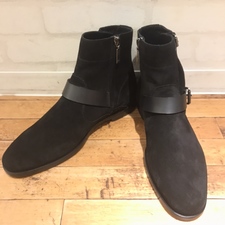 エコスタイル銀座本店で、サンローランパリの504169のブラックのサイドベルト付きのサイドジップブーツを買取ました。状態は未使用品です。