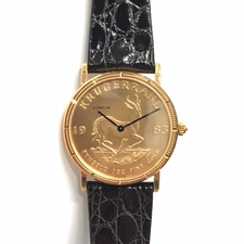 コルムのK18 南アフリカクルーガーランド コインウォッチ 手巻き 腕時計をエコスタイル銀座本店で買取いたしました。状態は未使用品です。