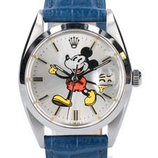 ロレックス Ref.6694 Cal.1225 ミッキーリダンダイヤル オイスターデイト プレシジョン 手巻き腕時計 買取実績です。