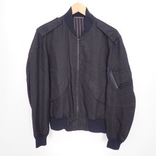 ヨウジヤマモトプールオム HJ-Y51ｰ852 黒 リネン リバーシブルボンバージャケット/MA-1ジャケット 買取実績です。