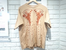 エコスタイル新宿店で、マメクロゴウチのMM17AW-JS066 ベージュ 刺繍入り Tシャツを買取しました。状態は綺麗な状態の中古美品です。