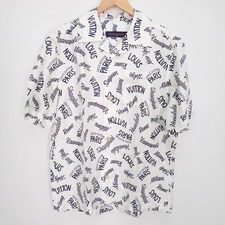 ルイヴィトン HES22W シルク ロゴ総柄 オープンカラー半袖シャツ 買取実績です。