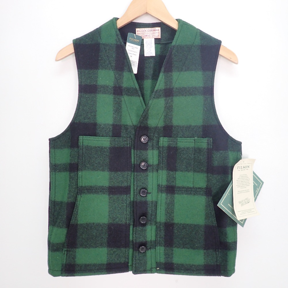 フィルソンの10055P Mackinaw Wool Vest チェック柄 マッキーノウール ベストの買取実績です。