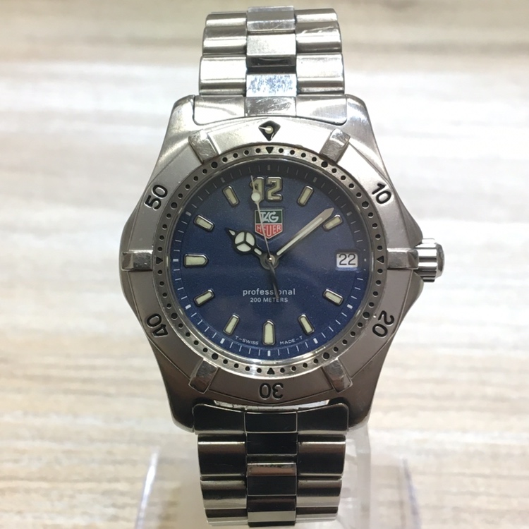 タグホイヤーのWK1213 2000シリーズ プロフェッショナル200ｍ デイト クオーツ腕時計の買取実績です。
