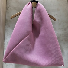 エコスタイル渋谷店で、MM6のピンクのメッシュトートバッグを買取しました。状態は通常使用感があるお品物です。