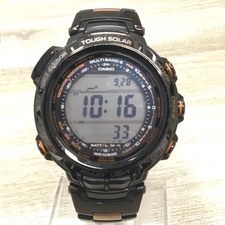 カシオ PROTREK TRIPLE SENSOR MANASLU プロトレック マナスル ソーラー電波 チタニウム メンズ腕時計 買取実績です。