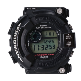 ジーショックのDW-8200MB-1VT フロッグマン 200M AIR DIVER'S メンインブラック クオーツ時計の買取実績です。