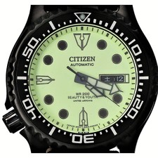 シチズン ×B&Y UNITED ARROWS 8203-S117470 オートマティック ダイバーデザイン 腕時計 買取実績です。