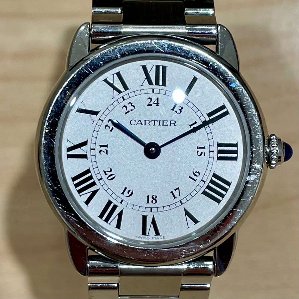 カルティエのS/S W6700155 ロンド ソロ ドゥ カルティエ クオーツ腕時計の買取実績です。