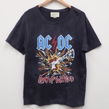 エコスタイル渋谷店で、グッチのTシャツ(493117 X3H43 AC/DCプリント)を買取ました。状態は若干の使用感がある中古品です。