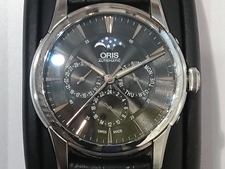 エコスタイル新宿店で、オリスの781 7703 4054D アートリエ コンプリケーション 自動巻き 腕時計を買取しました。状態は若干の使用感がある中古品です。