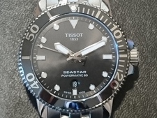 エコスタイル新宿店で、ティソのT120.407.11.051.00 シースター1000 POWERMATIC80 自動巻き腕時計を買取しました。状態は綺麗な状態の中古美品です。
