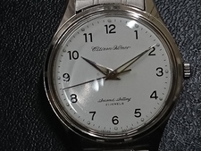 エコスタイル新宿店で、シチズンのホーマー セコンドセッティング 21石 手巻き腕時計を買取しました。状態は若干の使用感がある中古品です。