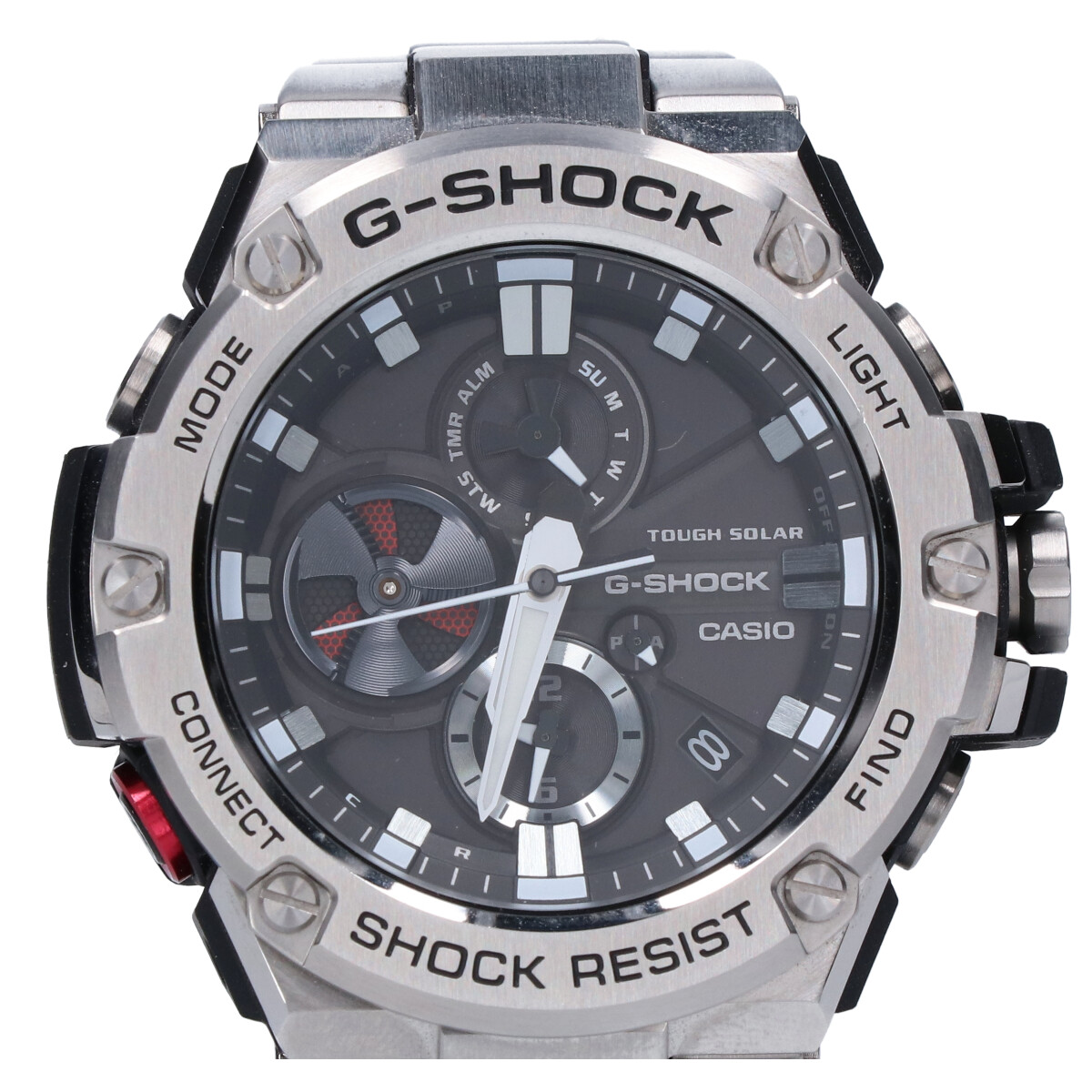 ジーショックのG-STEEL Bluetooth搭載　クロノグラフ　タフソーラーウォッチ/腕時計　GST-B100D-1AJFの買取実績です。