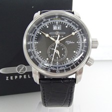 ツェッペリン LZ1号 誕生100周年記念モデル  デュアルタイム ビッグデイト ステンレススチール クォーツ腕時計 買取実績です。