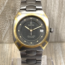 エコスタイル銀座本店で、オメガの2310.40 ゴールド×シルバーのシーマスター ポラリス クオーツ腕時計を買取いたしました。状態は通常使用感があるお品物です。