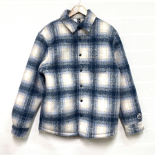 エコスタイル銀座本店で、キスの20-020-060-0015-4-0のブルーのチェックシャツジャケットを買取ました。状態は綺麗な状態の中古美品です。