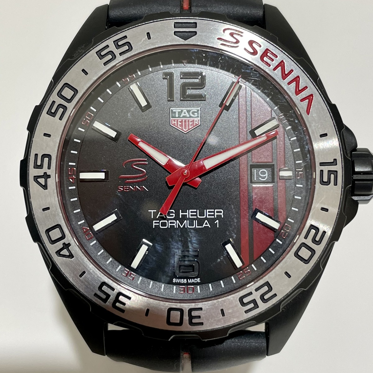 タグホイヤーのブラック WAZ1014.FT8027 S/N:RQP9166 フォーミュラー1 クオーツ時計の買取実績です。