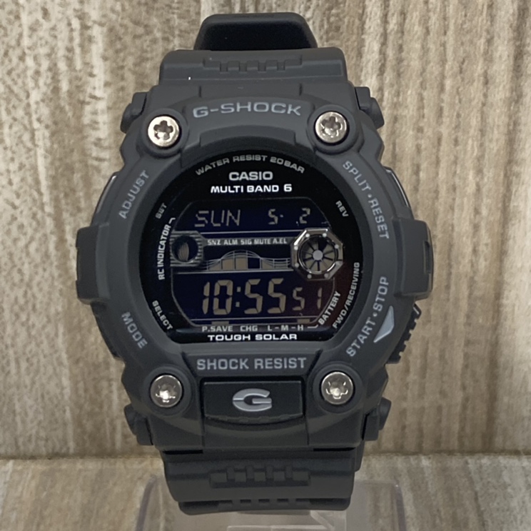 ジーショックのGW-7900B-1JF タイドグラフ・ムーンデータ計測機能付き デジタル ソーラー電波腕時計の買取実績です。