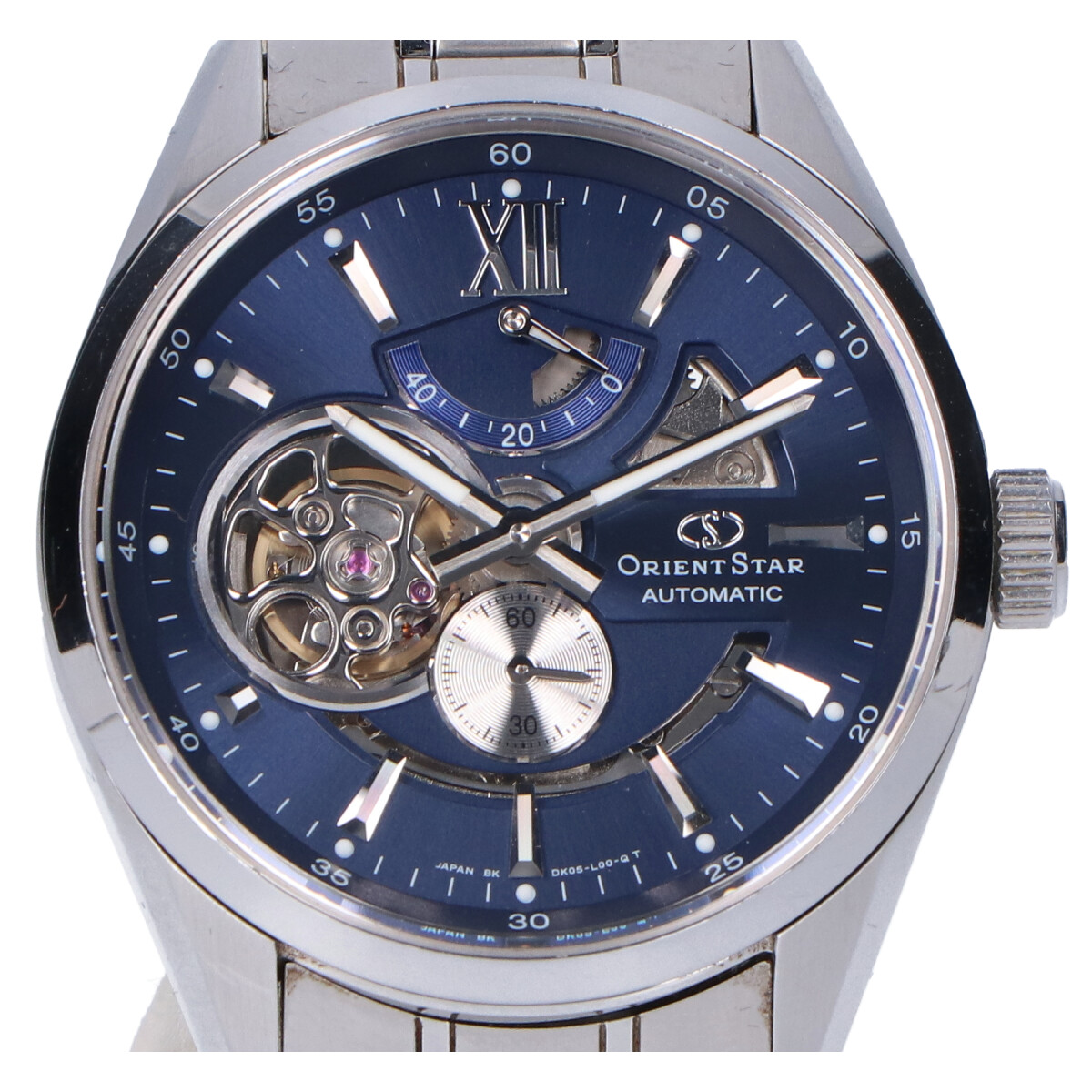 オリエントのWZ0191DK モダンスケルトン 自動巻き 腕時計の買取実績です。