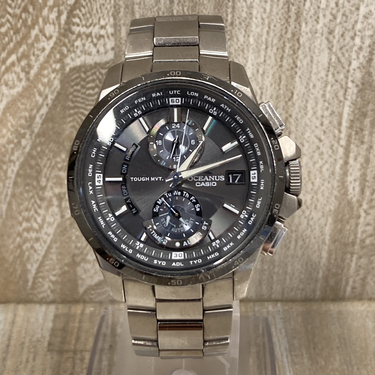 カシオのOCW-T1010-1AJF オシアナス ソーラー時計の買取実績です。