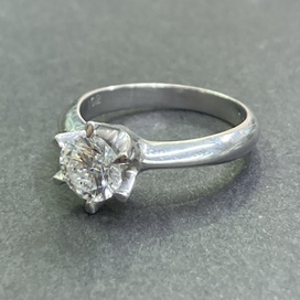 ダイヤモンドのPt850 1.02ct ダイヤモンドリングの買取実績です。