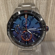 エコスタイル銀座本店で、カシオの型番がOCW-G2000SB-2AJRの宇宙兄弟コラボをした700本限定のモデルの時計を買取ました。状態は綺麗な状態の中古美品です。