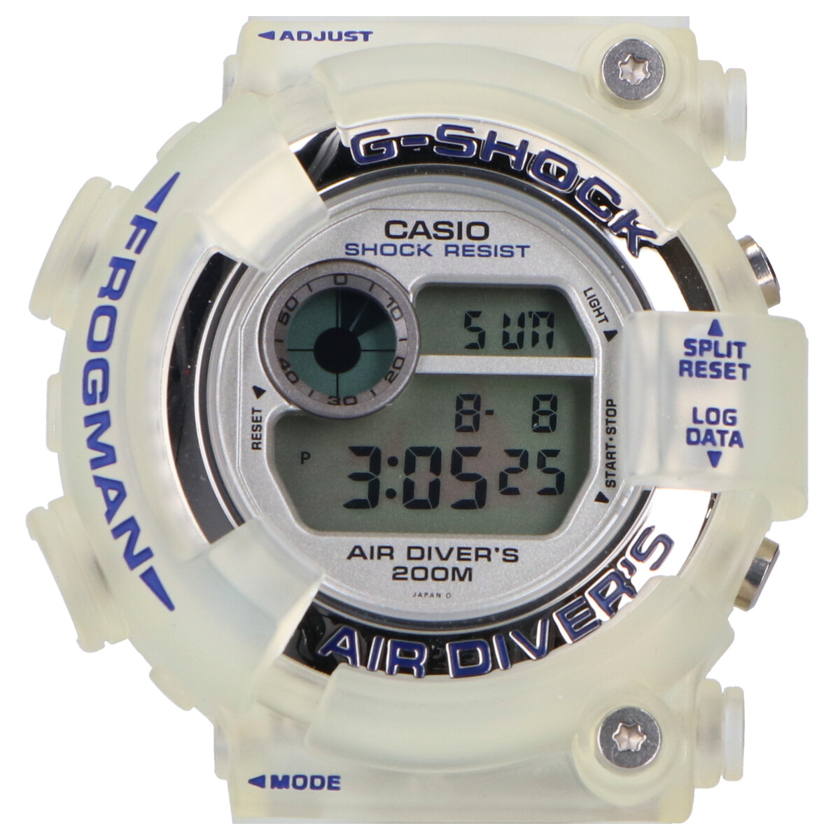 ジーショックのDW-8250WC-7BT フロッグマン W.C.C.S.世界サンゴ礁保護協会オフィシャルモデル デジタル時計の買取実績です。