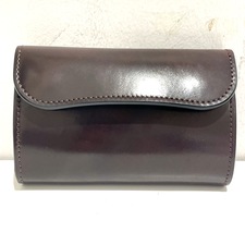 エコスタイル渋谷店で、ワイルドスワンズの3つ折り財布(ダークバーガンディ シェルコードバン バーン)を買取ました。状態は綺麗な状態の中古美品です。