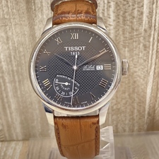 エコスタイル銀座本店で、ティソのル ロックルでモデル番号がT006424Aのブラック文字盤でシースルーバック自動巻き腕時計を買取いたしました。状態は通常使用感があるお品物です。