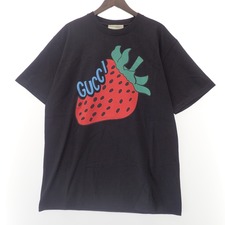 エコスタイル浜松入野店で、グッチの19年製の品番が565806のストロベリープリントTシャツを買取しました。状態は使用感が少なく綺麗なお品物です。