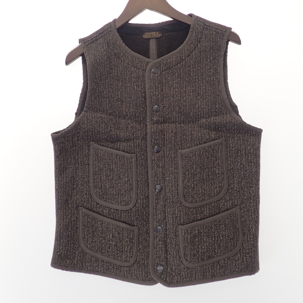 ブラウンズビーチジャケットのBBJ-001 EARLY VEST ビーチクロス アーリー ベストの買取実績です。