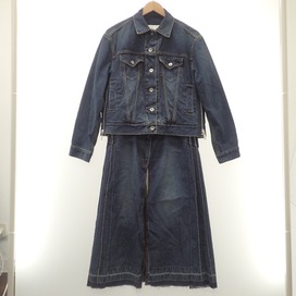 サカイの20AW 20-05307ドッキングプリーツ デニムコートの買取実績です。