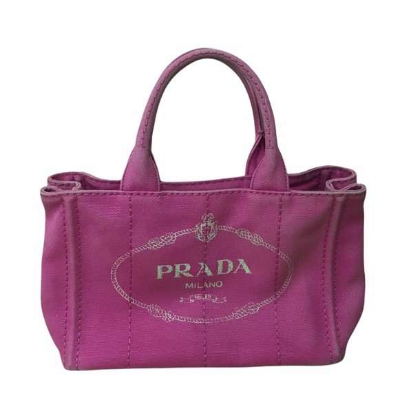 プラダの1BG439 ピンク カナパ 2WAYハンドバッグの買取実績です。