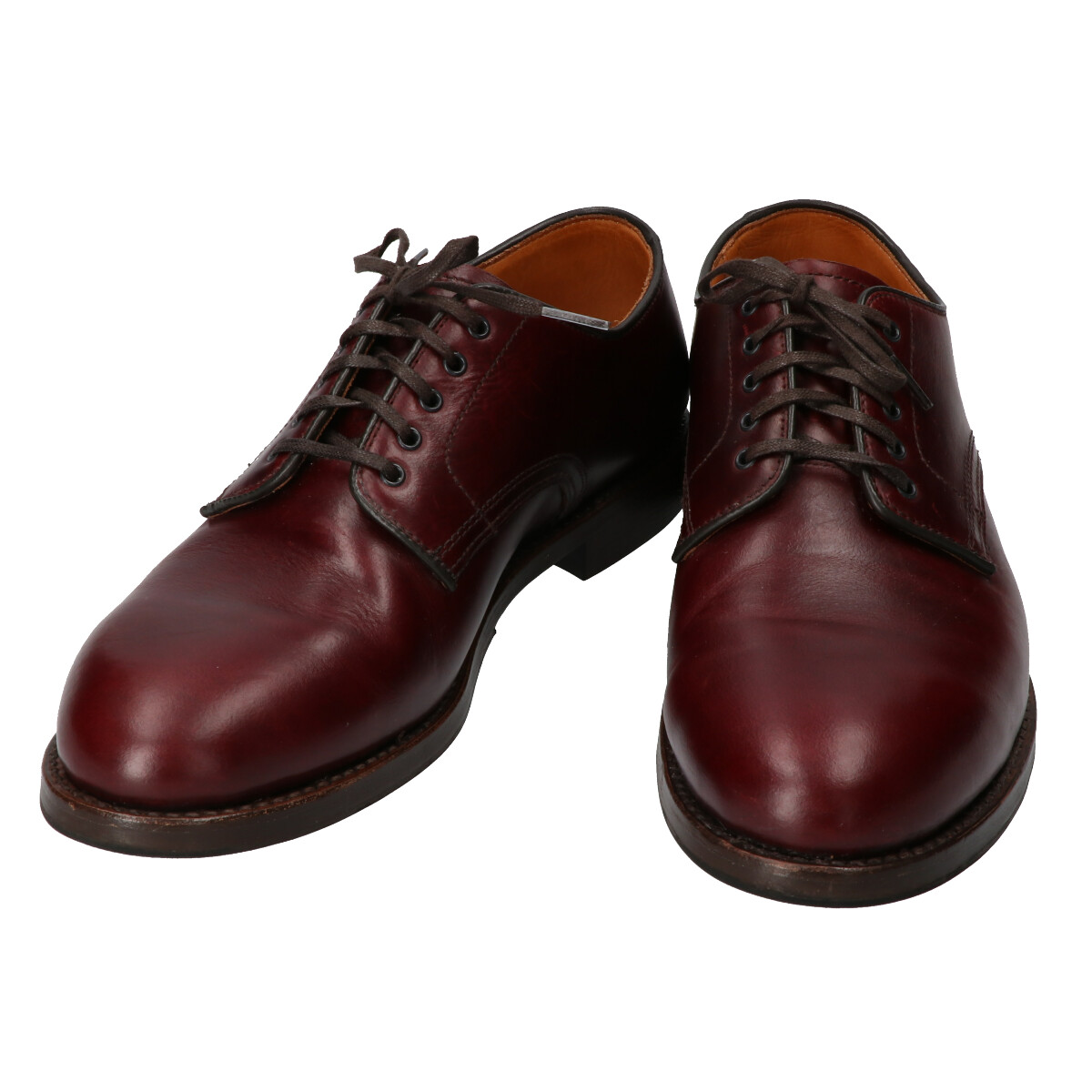 ウィールローブの15075 PLAIN TOE BLUCHER プレーントゥ レザーダービーシューズの買取実績です。