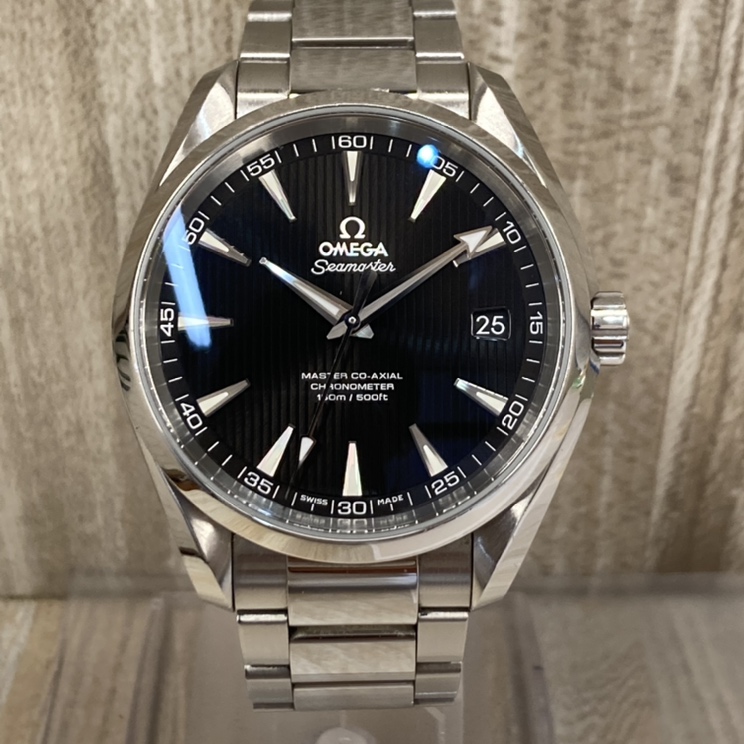 オメガの231.10.42.21.10.003 シーマスターアクアテラ マスターコーアクシャル自動巻き腕時計の買取実績です。