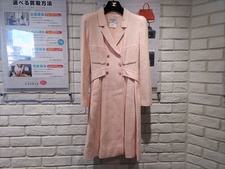 エコスタイル新宿店で、シャネルの96P PO6618V04707 ピンク ツイード ダブルブレストコートを買取しました。状態は若干の使用感がある中古品です。