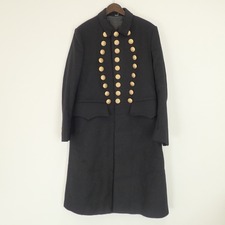 エコスタイル大阪心斎橋店の出張買取にて、ドルチェ＆ガッバーナのブラック、金ボタンデザインウールコートを高価買取いたしました。状態は通常使用感のお品物です。