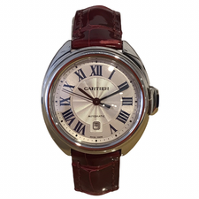 エコスタイル広尾店でカルティエのWSCL0017のクレドゥカルティエというモデルの自動巻き腕時計をお買取しました。状態は綺麗な状態の中古美品です。