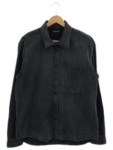 エコスタイル銀座本店で、バレンシアガの正規の19年製の黒の品番が571365のバックプリントデニムシャツを買取ました。状態は綺麗な状態の中古美品です。