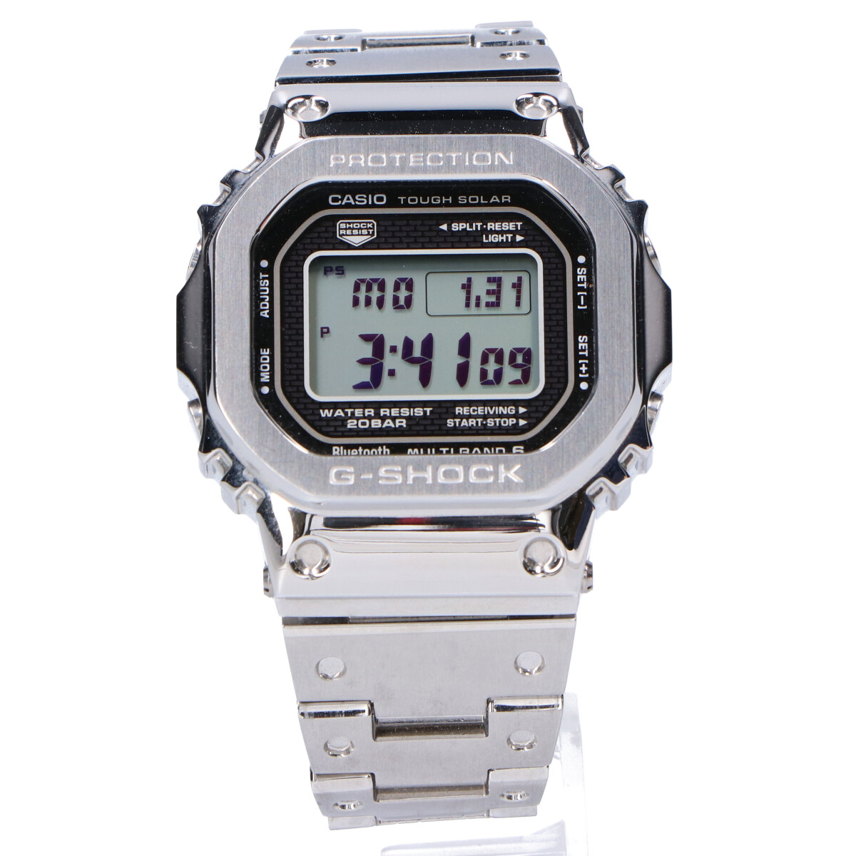 ジーショックのGMW-B5000D-1JF FULL METAL マルチバンド6 タフソーラー電波腕時計の買取実績です。