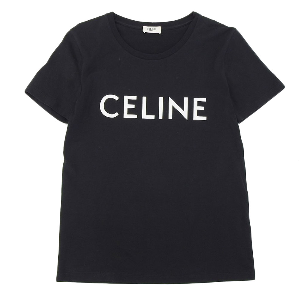 セリーヌのクルーネック ロゴプリント半袖Tシャツ ブラック 2X314916G.01OBの買取実績です。