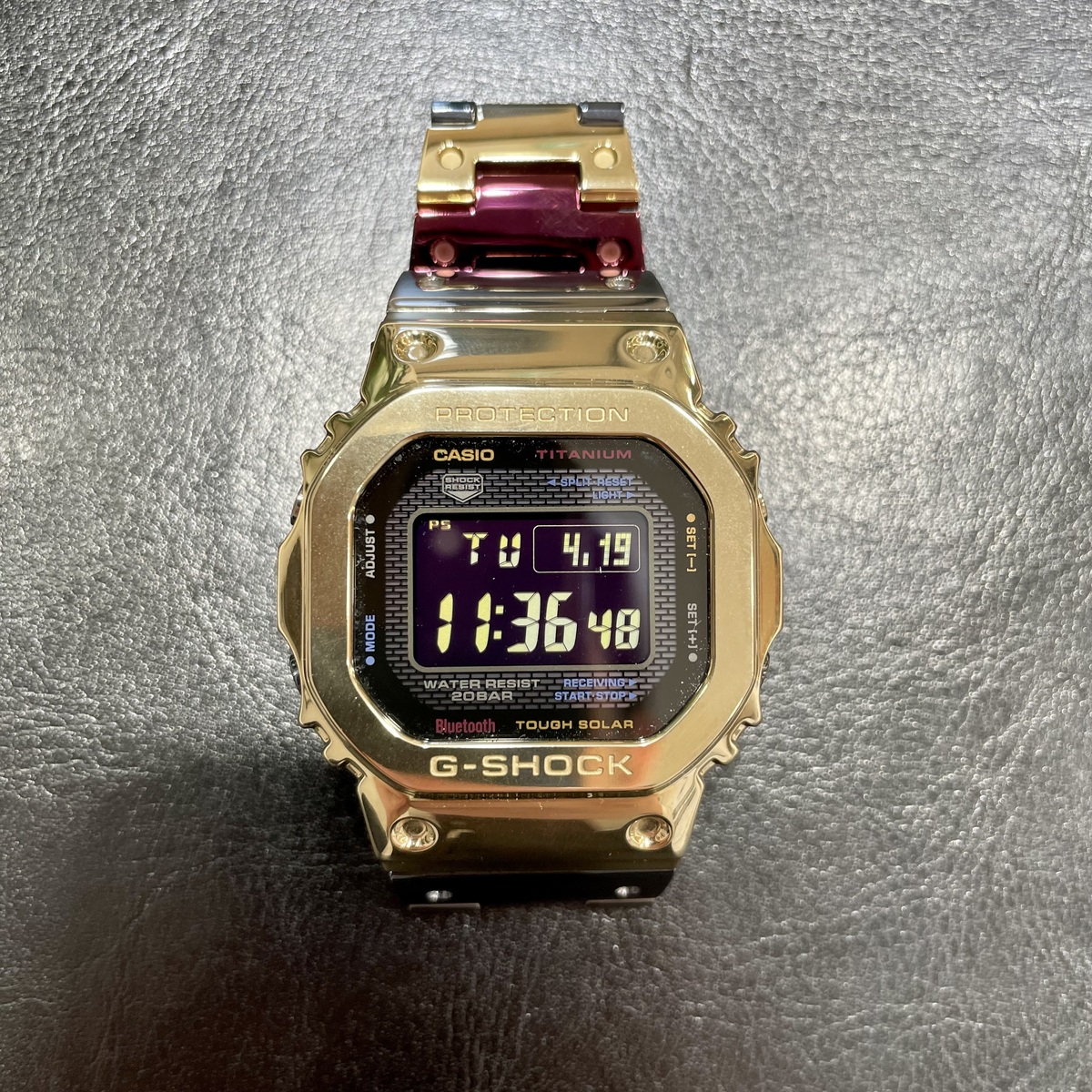ジーショックのチタン GMW-B5000TR-9JR タフソーラー 腕時計の買取実績です。