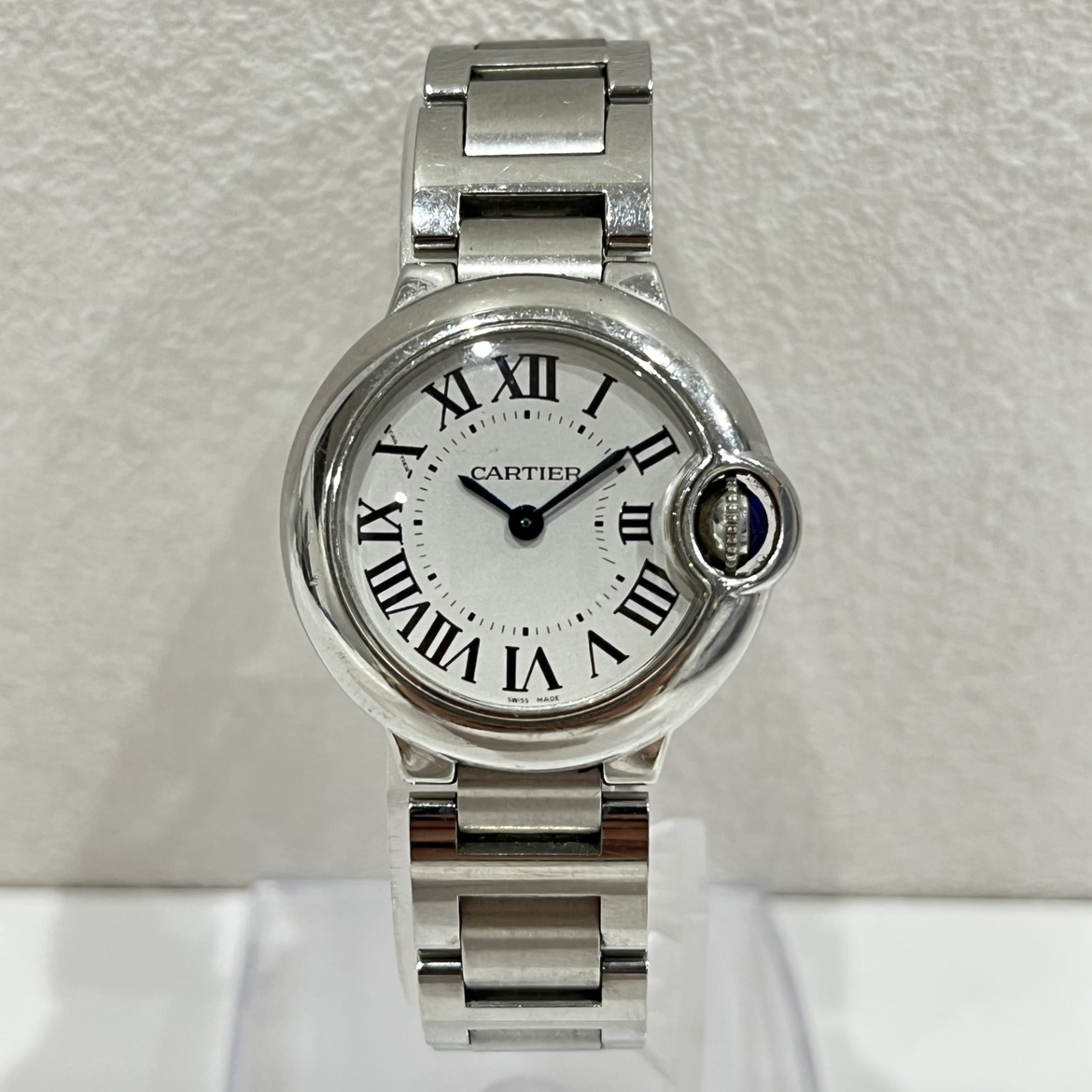 カルティエのバロンブルーSM クォーツ時計 W69010Z4の買取実績です。