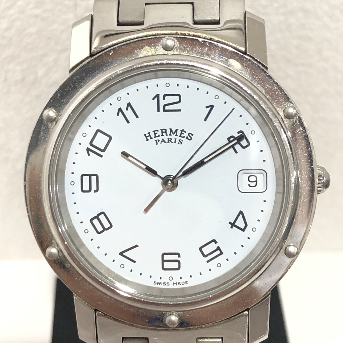 エルメスのクオーツ時計 クリッパー CL6.710の買取実績です。