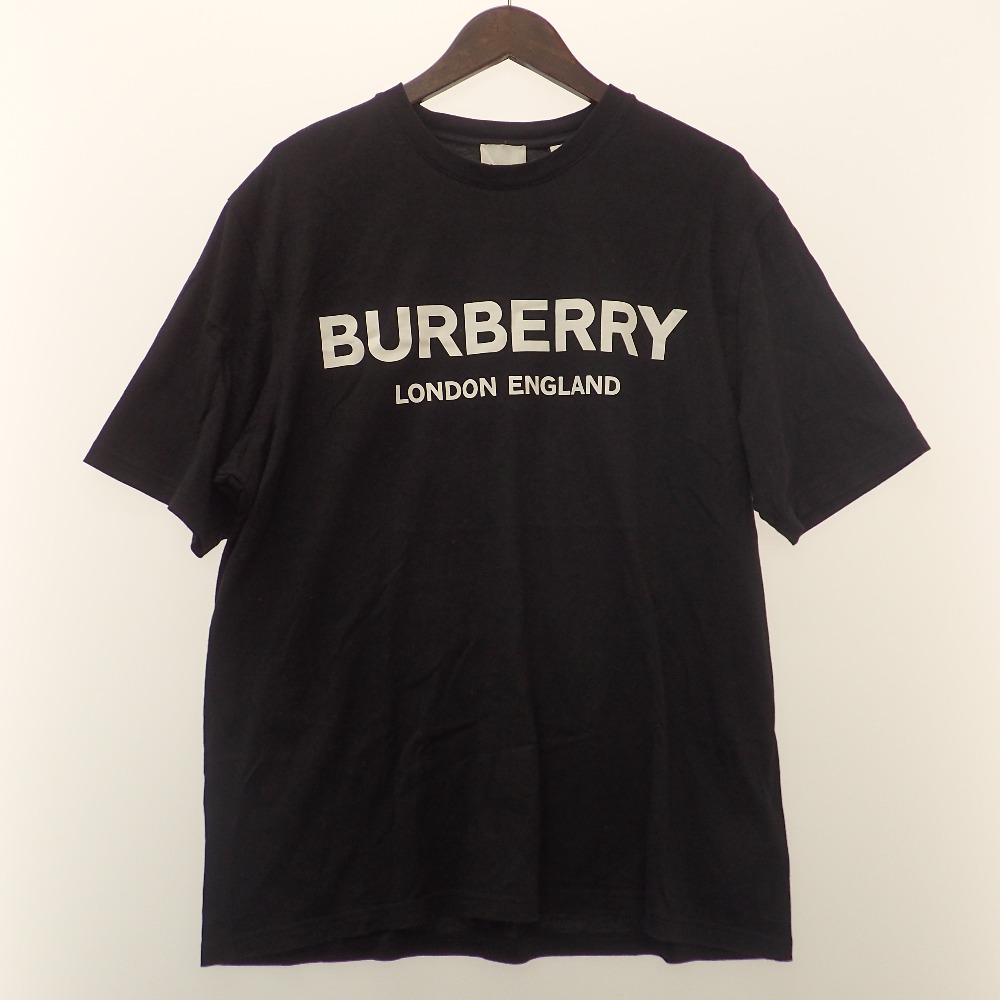 バーバリーのブラック ロゴプリント クルーネック 半袖Tシャツの買取実績です。